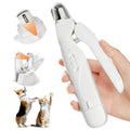 2-in-1 LED Bloodline-Illuminating Pet Nail Clipper & Grinder
