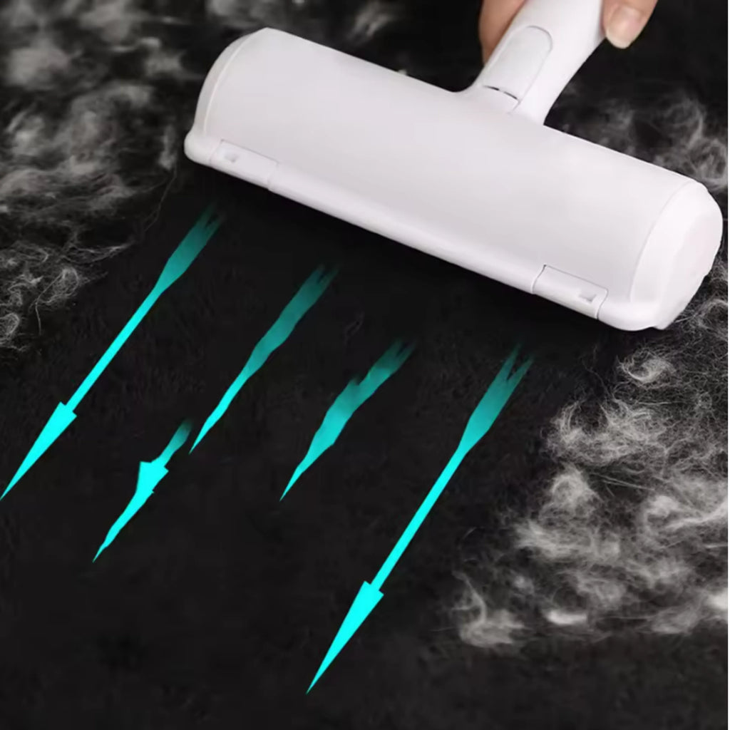 Tape-Free Reusable Pet Hair Remover Roller