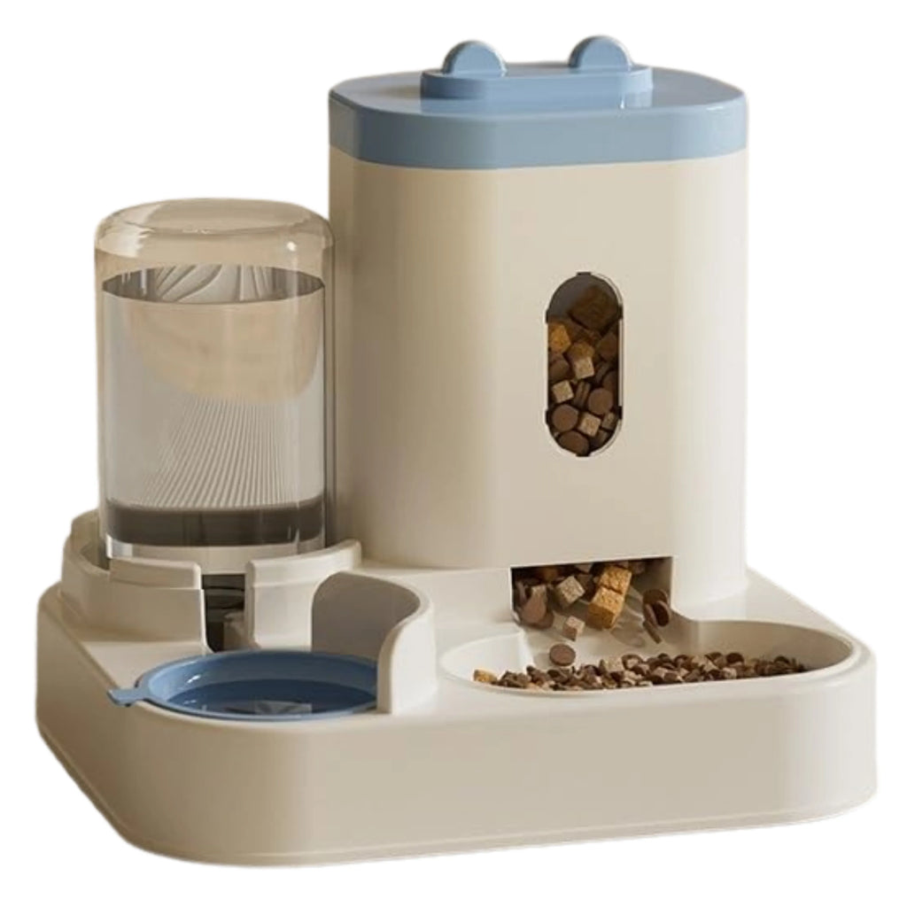 2-in-1 Clog-Free Gravity Automatic Pet Feeder and Waterer