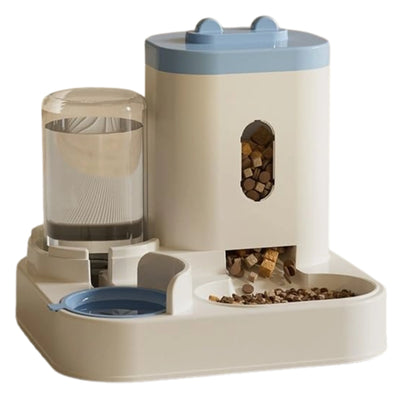 2-in-1 Clog-Free Gravity Automatic Pet Feeder and Waterer