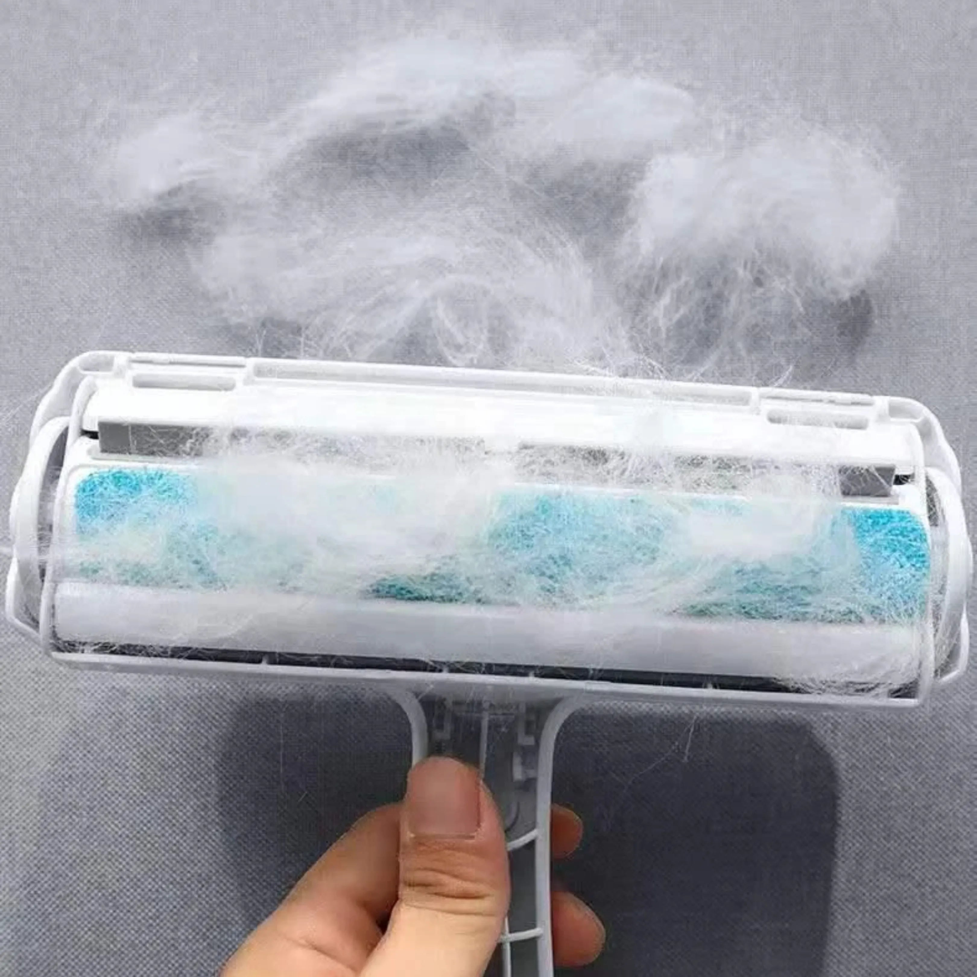 Tape-Free Reusable Pet Hair Remover Roller