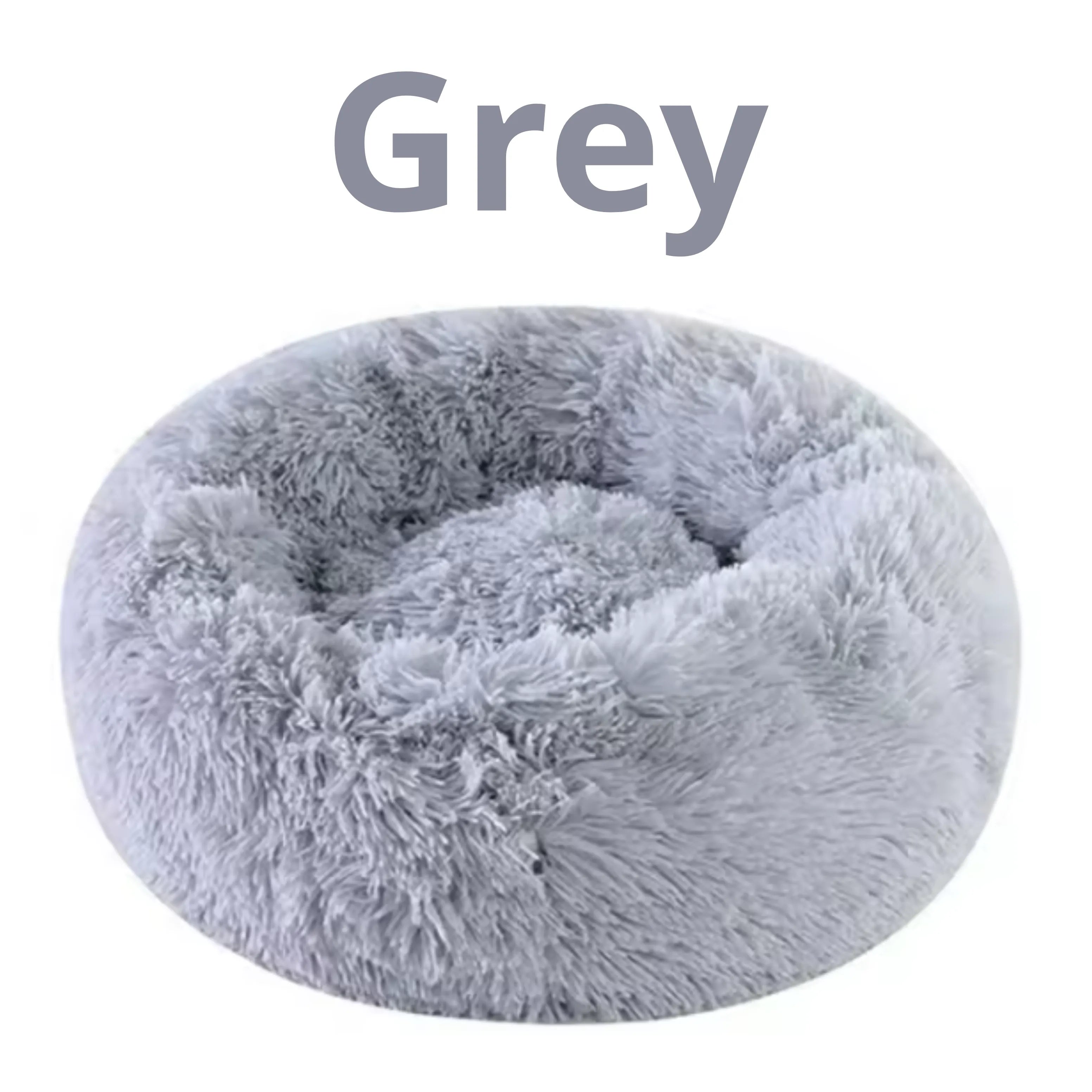 Anxiety-Relieving Plush Donut Pet Bed