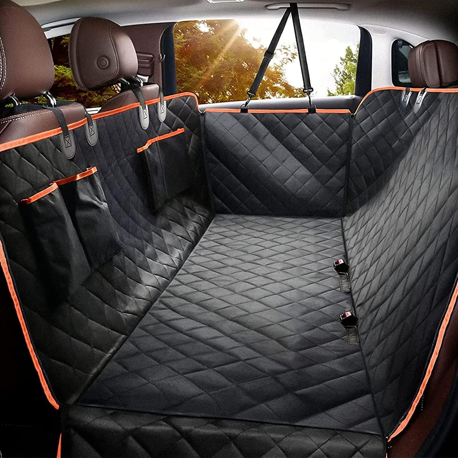 Full-Protection Convertible Dog Car Seat Cover