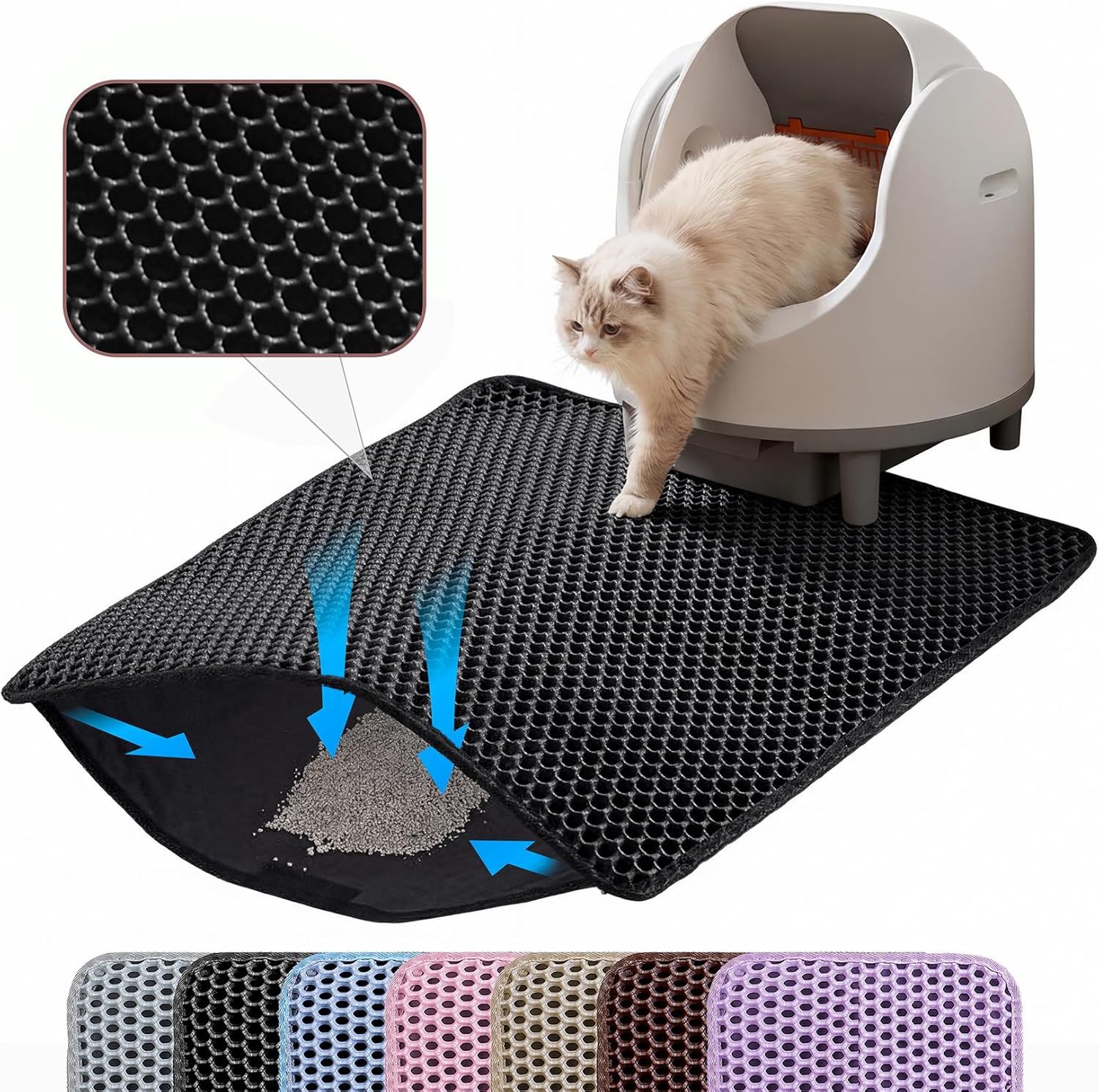 Waterproof Urine-Proof Double-Layer Cat Litter Mat