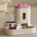 2-in-1 Clog-Free Gravity Automatic Pet Feeder and Waterer