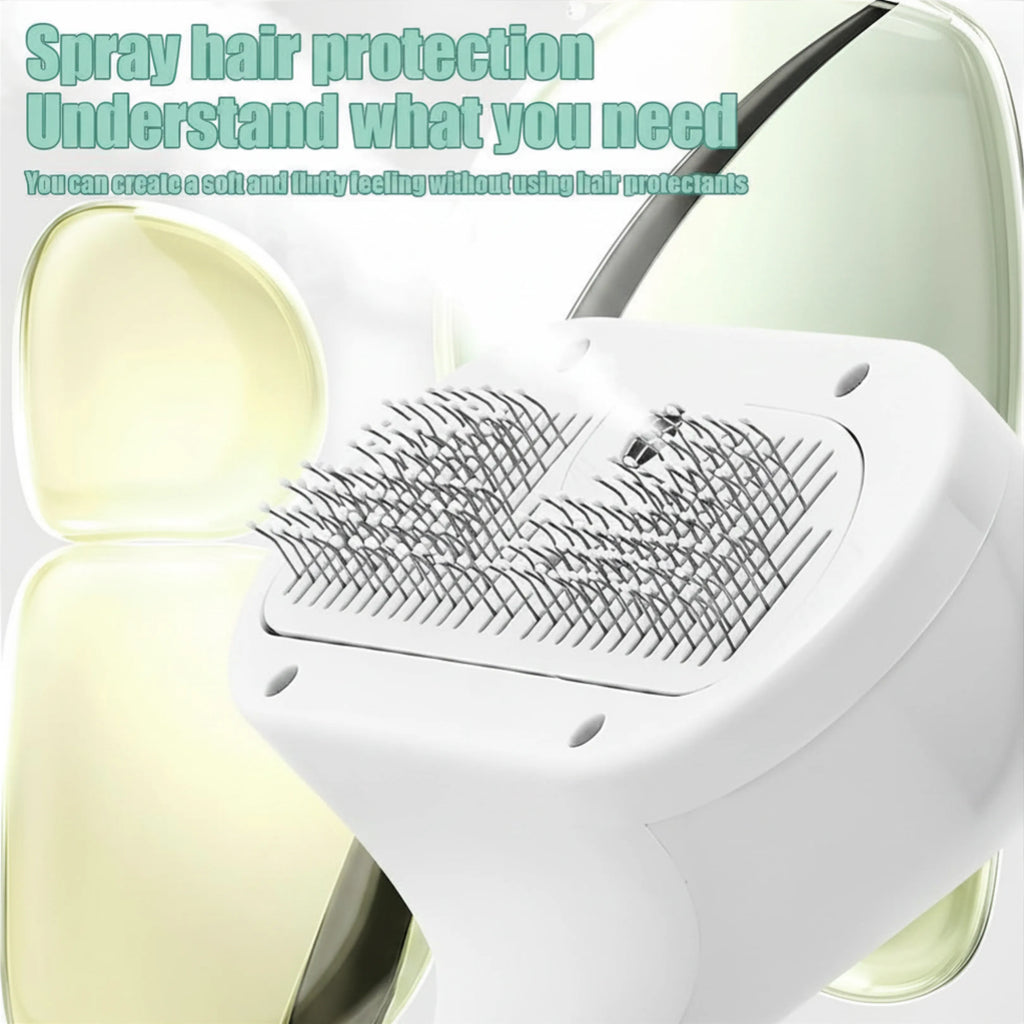 Anti-Static Steamy Pet Grooming Brush