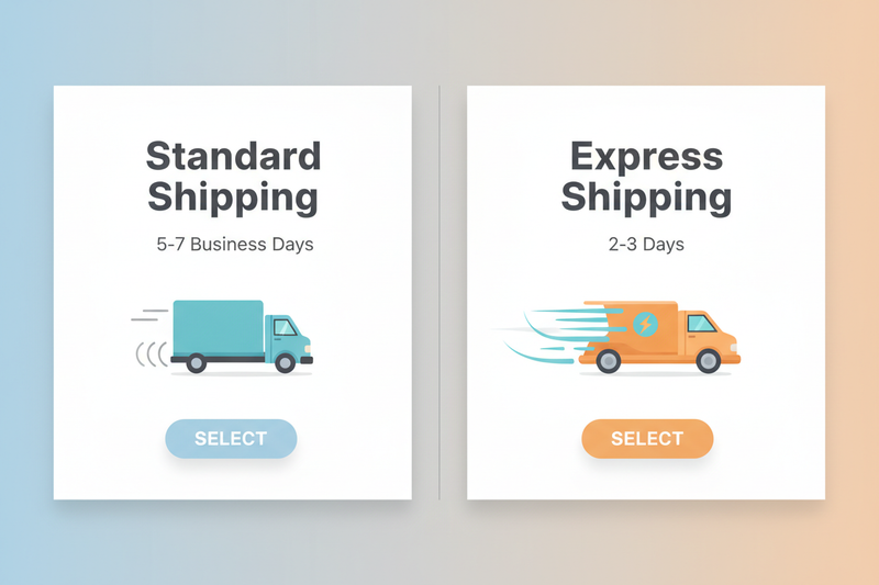 Standard & Express Shipping